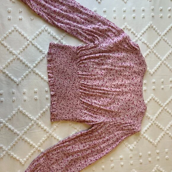 ASTR The Label Womens Floral Top Size L - Picture 7 of 11